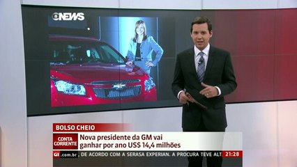 Nova presidente da GM vai ganhar US$ 14,4 milhões por ano