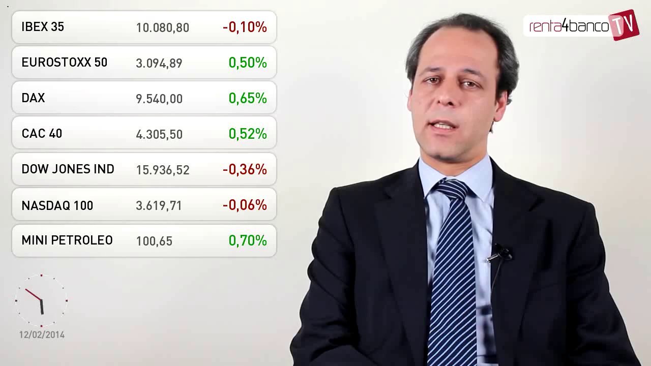 12.02.14 · Jornada positiva para las bolsas europeas - Comentario de los gestores en el cierre de la sesión