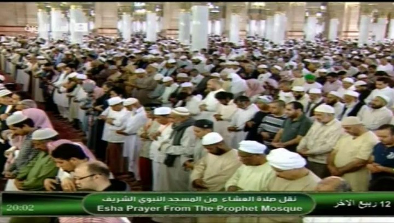 12th February 2014 Madeenah 'Isha led by Sheikh Thubayty