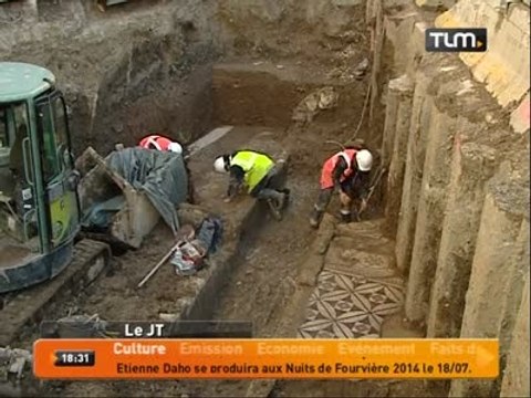 Découvertes de mosaïques gallo-romaines