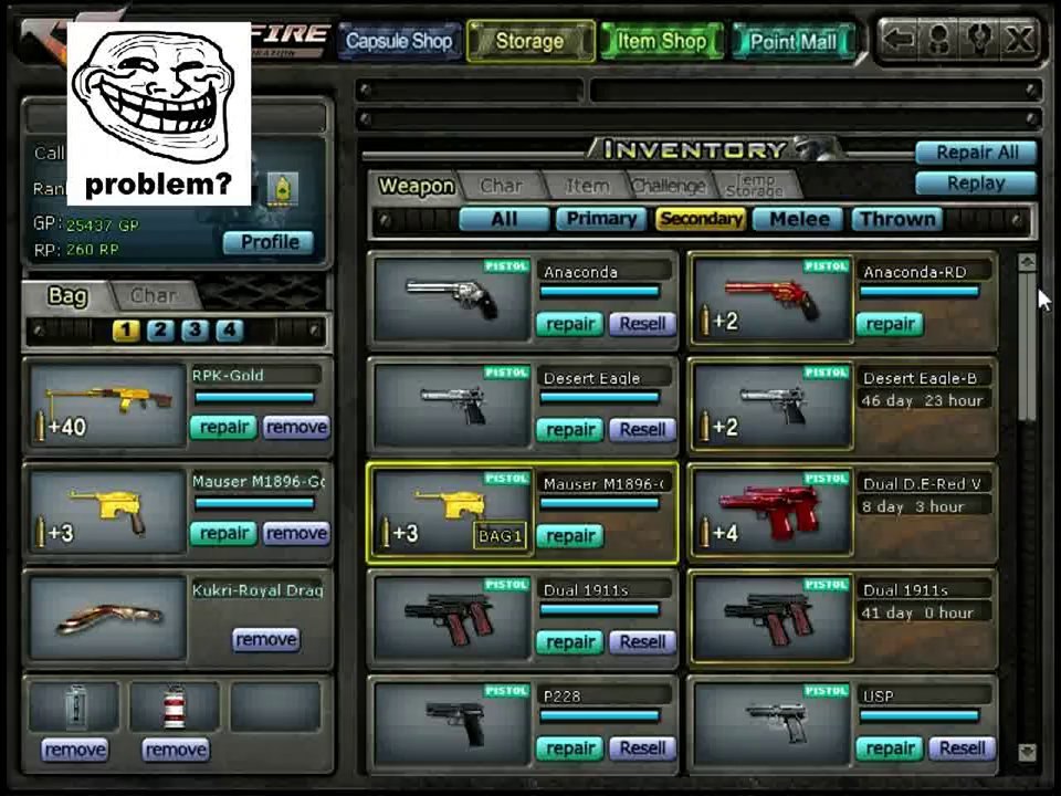 PlayerUp.com - Buy Sell Accounts - Crossfire EU High Value Account Sale_Auction