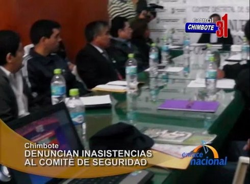 El gobernador de Nuevo Chimbote critica las continuas inasistencias de los representantes de los comités de Seguridad Ciudadana.