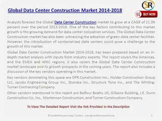 Global Data Center Construction Market 2014-2018