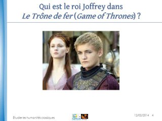 Bande annonce Etudier les humanites classiques