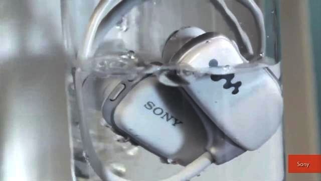 Sony Sells Waterproof MP3 Player In Water Bottles