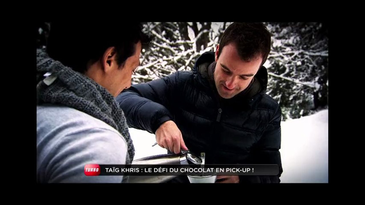 Insolite : Taïg Khris, un pick-up Isuzu et une tasse de chocolat (Emission Turbo du 09/02/2014)