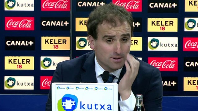 Jagoba Arrasate valora la trayectoria de la Real Sociedad en la competición