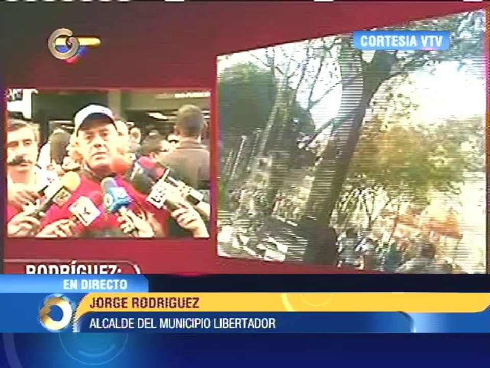 Jorge Rodríguez: Marcha de estudiantes buscaba causar destrozos por toda Caracas