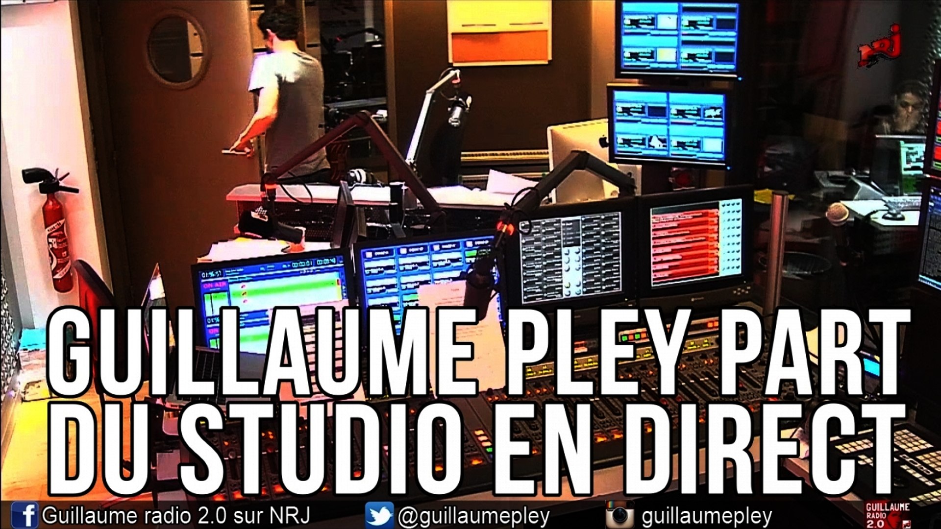 Guillaume Pley part du Studio !!! - Vidéo Dailymotion