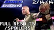 WWE Smackdown 2_14_14 Full Spoilers & Results (WWE Smackdown 14_2_14)