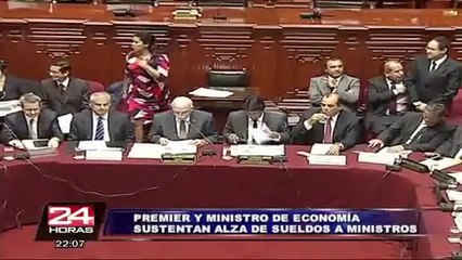 Luis Castilla justificó aumentos a ministros en el Congreso