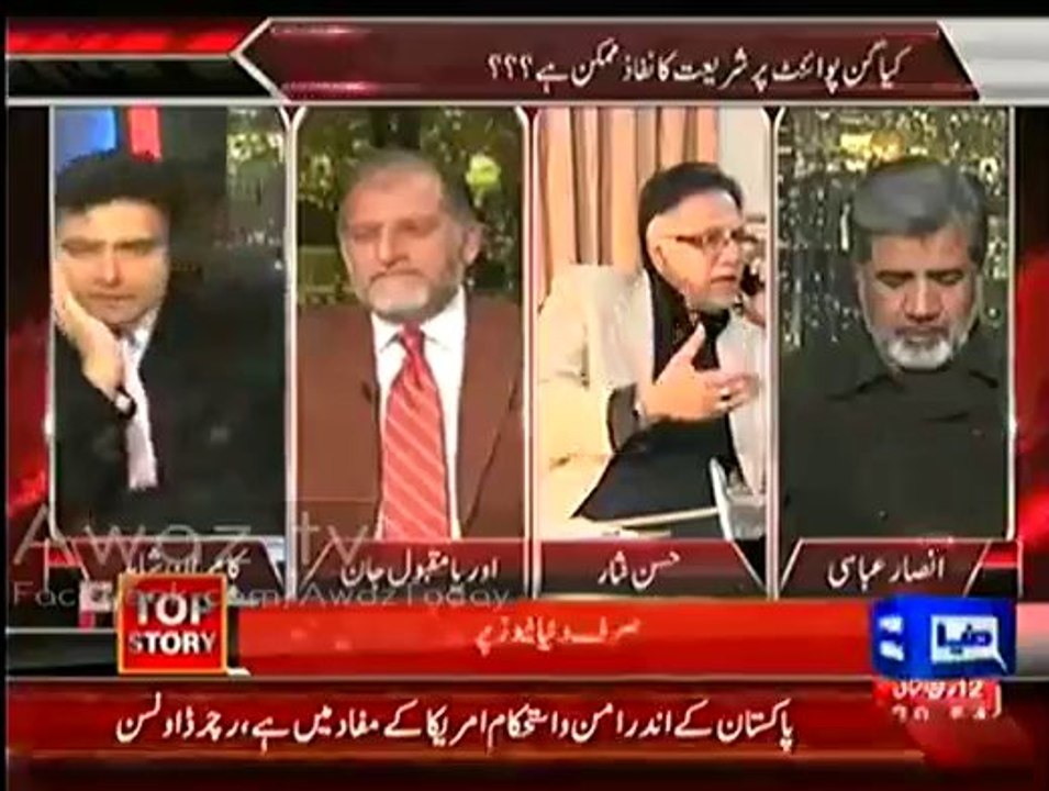 As long as Orya Maqbool Jan is here , Muslim Conditions will not get better - Hasan Nisar Taunt to Orya Maqbool