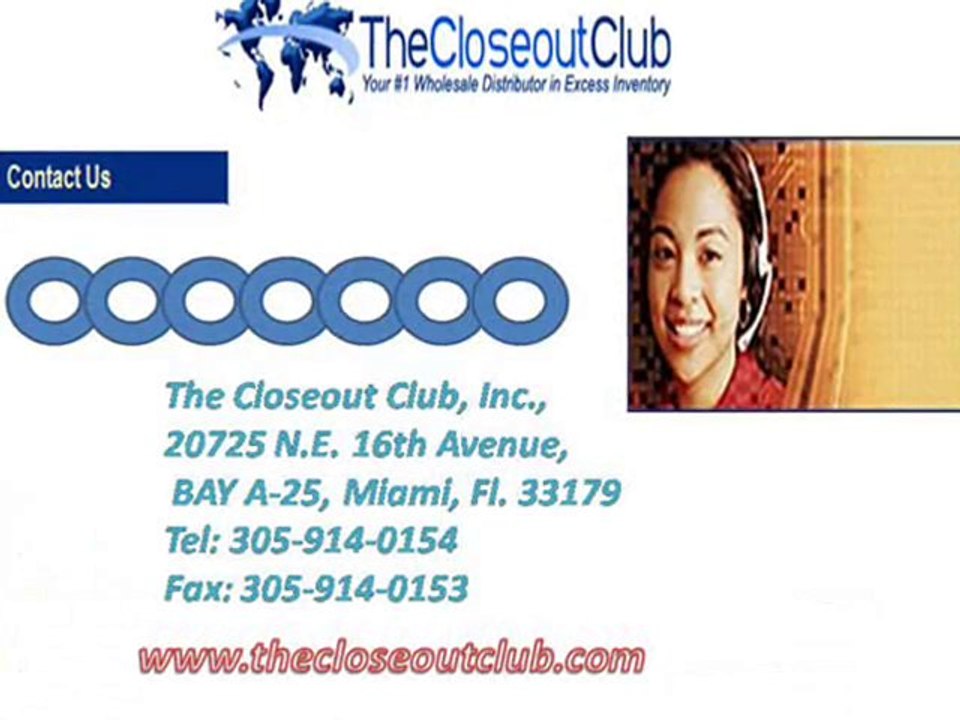 wholesale clothing closeout