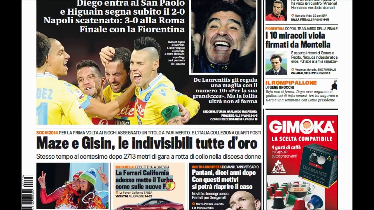 News - Rassegna Stampa 13 Febbraio 2014