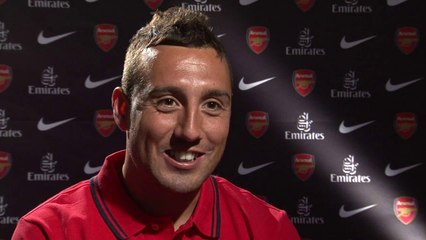Santi Cazorla's first interview after making Arsenal move