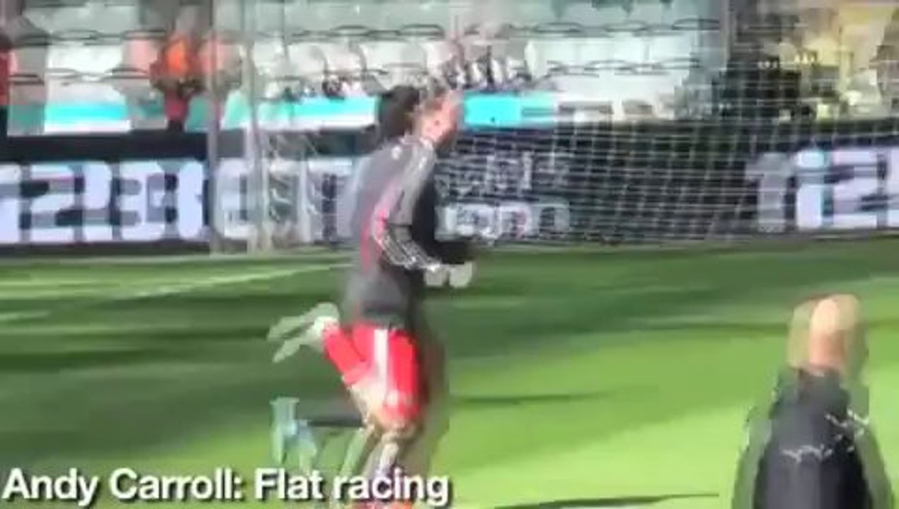 Beckham, Lampard, Rooney, Drogba, Barton: Famous footballers playing other sports