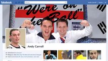 Andy Carroll's L'Oreal deal?? | Cheryl Cole likes this | Big Andy's Fakebook gets hijacked