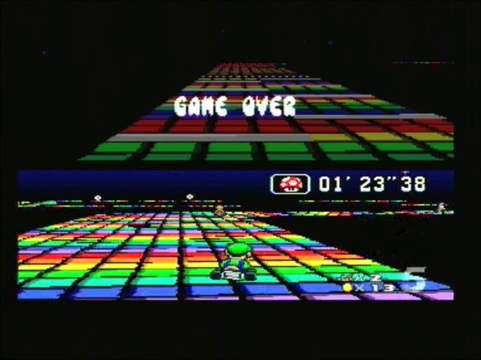 Rainbow Road Open 12"31 (Pal, with Luigi)