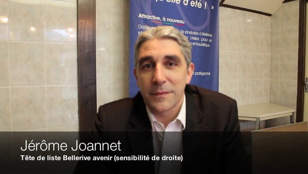 Jérôme Joannet (Bellerive avenir - liste de sensibilité de droite), candidat aux élections municipales à Bellerive-sur-Allier.
