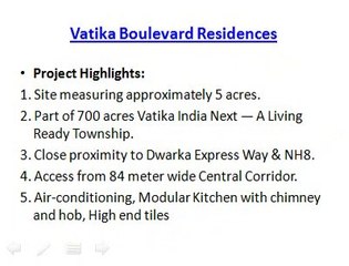 Vatika Boulevard Residences
