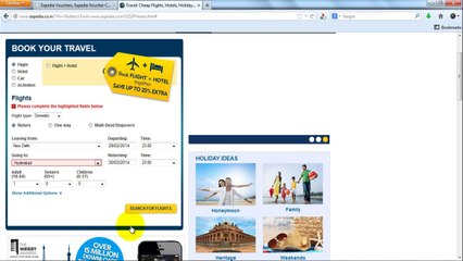 Expedia Vouchers