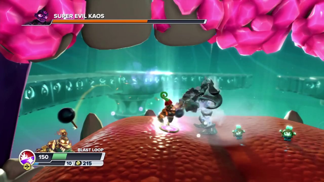 Skylanders Swap Force Chapter 17 - Cloudbreak Core - Kaos Boss Battle  1080P HD