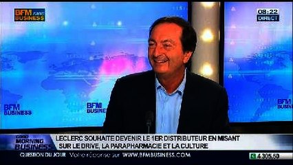 Centres E.Leclerc: "On ne se laisse pas bouffer par la crise", Michel-Edouard Leclerc, dans GMB - 13/02