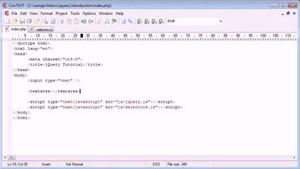 016 - Text Selector in jQuery