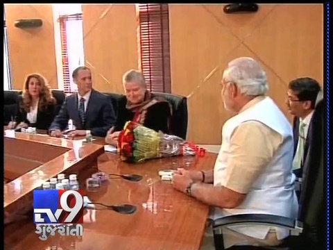 USA ends decade long boycott as Nancy Powell meets Narendra Modi, Gandhinagar -Tv9 Gujarati