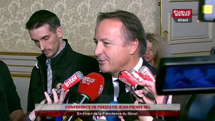 Conférence de presse de Jean-Pierre Bel
