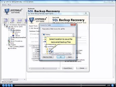 SQL Backup Recovery Tool - Restore SQL Server Damaged BAK File Database