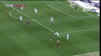 Le une deux incroyable de Messi et Alvès