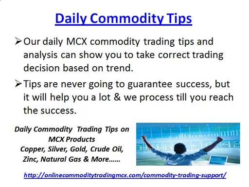 Commodity Trading Tips, Commodity Calls
