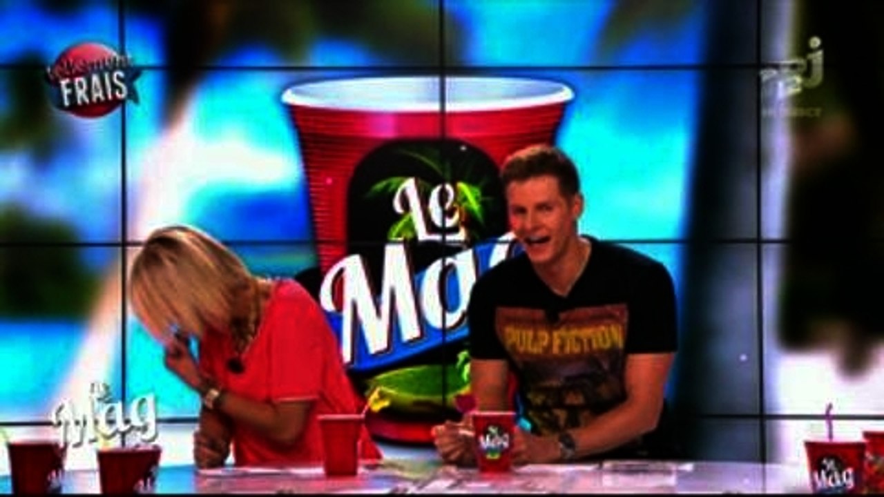 Les chroniqueurs du "Mag" de NRJ12 obligés de quitter le plateau à cause d'un chocolat