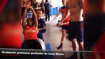 Ibrahimovic professeur particulier de Lucas Moura