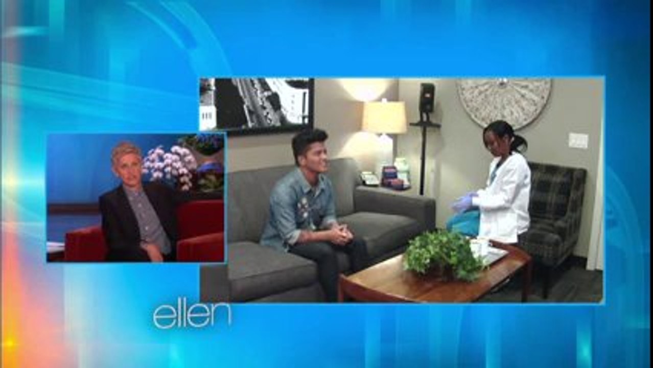 Ellen DeGeneres And Bruno Mars Are Supringly Good At Pranks