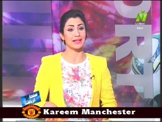 الاعلاميه هبه ماهر في صفحه الرياضه مع  محمد الصيفى مدرب منتخب الشباب السابق 12 فبراير 2014