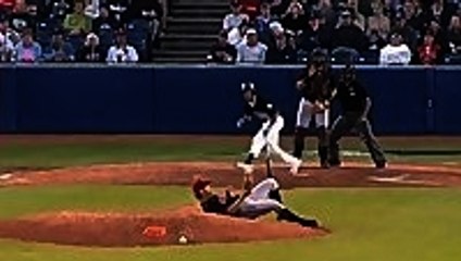 Pitchers quick reaction prevents serious injuries