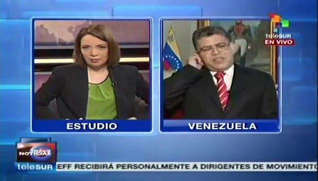 Jaua reitera denuncia de financiamiento externo a grupos fascistas