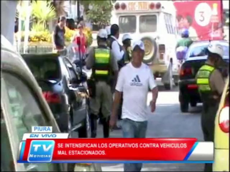 Piura: Intensifican operativos de vehículos 12 02 14