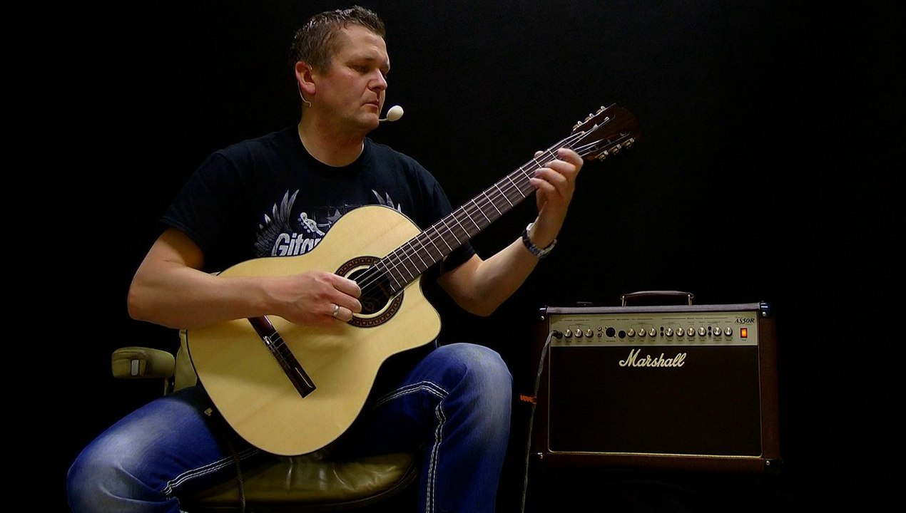 Marshall AS50D Acoustic Amp Demo