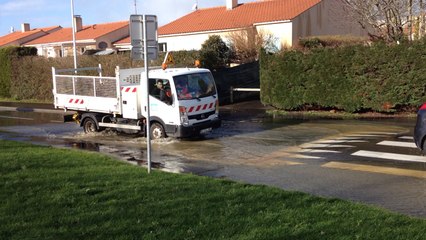Inondations au Château d'Olonne