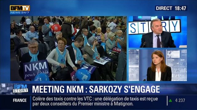 BFM Story: Nicolas Sarkozy assistera au meeting de Nathalie Kosciusko-Morizet - 10/02