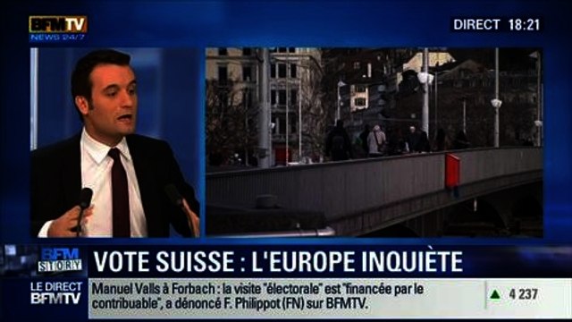 BFM Story: Élections municipales de 2014: Florian Philippot, le vice-président du Front national, part à la conquête de Forbach - 10/02
