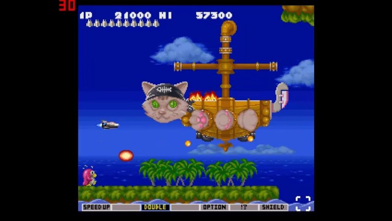 Test de parodius snes (sans le micro)