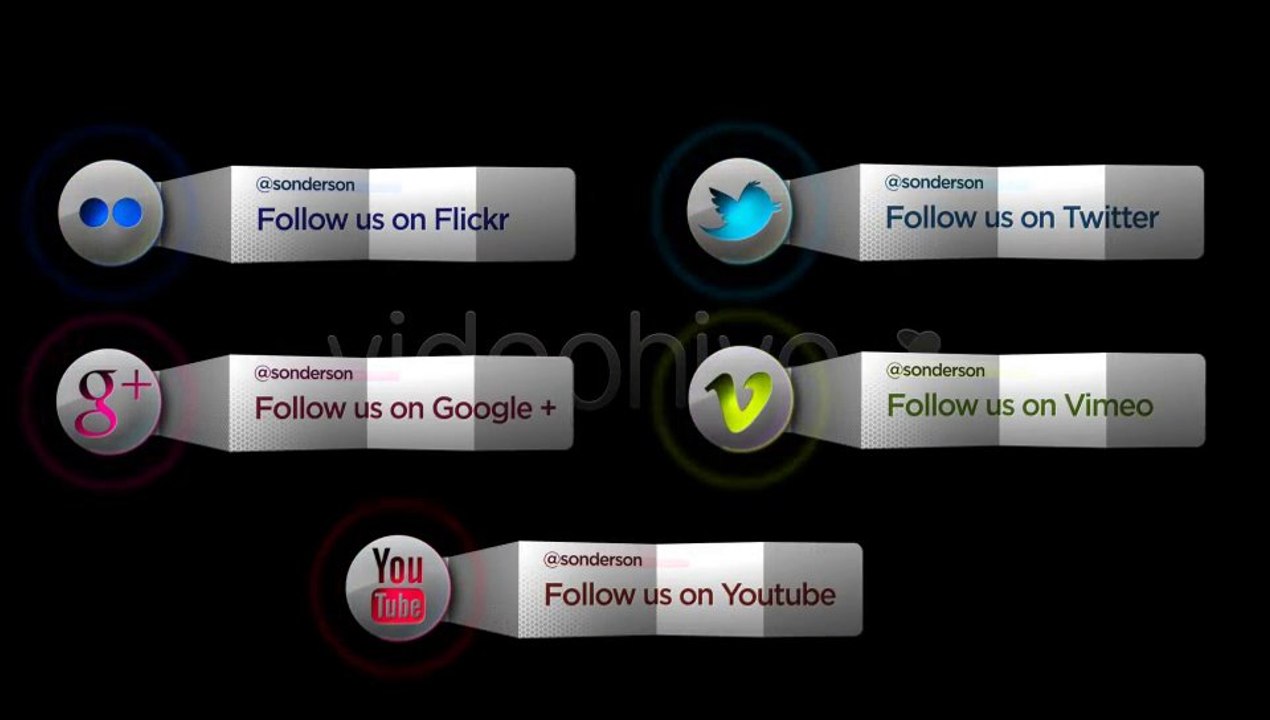 Social Networks Pack - After Effects Template