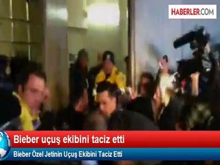 Bieber Özel Jetinin Uçuş Ekibini Taciz Etti