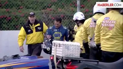 Drag Yarışında Bir Araçta Patlama Meydana Geldi