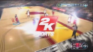 NBA 2k12 My Player - PG DeSean Carter - Washington Wizards vs Miami Heat [Ep.2]