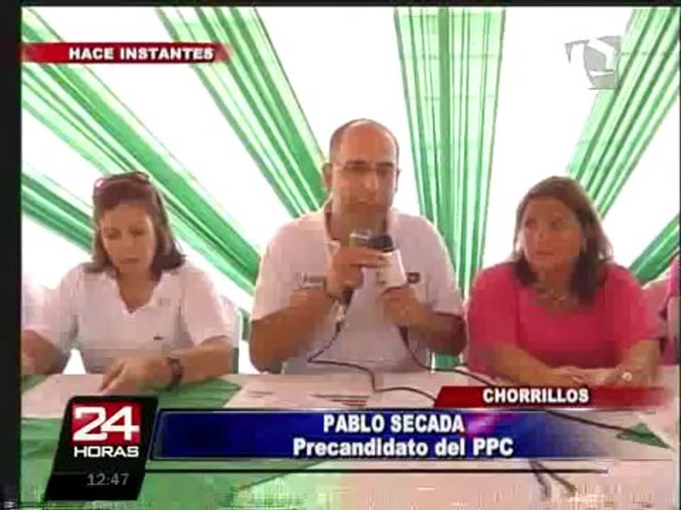 Regidor Pablo Secada: Mi esposa ya dijo lo que tenía que decir, ya basta (1/2)